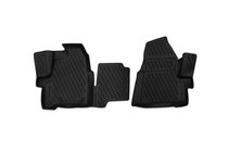 Ford Custom 2013–2022 3D gumové rohože do interiéru (2 ks, Novline) 1+2 seats (Variant 2) fotografia 1