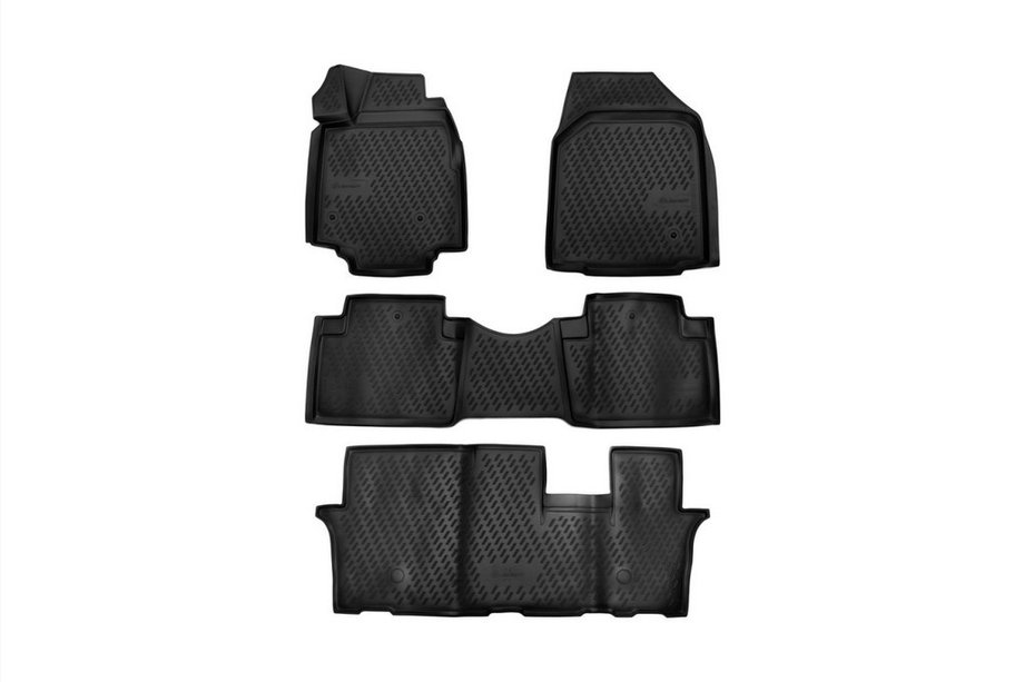 Honda Pilot 2008–2015 Gumové 3D rohože do interiéru (4 ks, Novline) Image