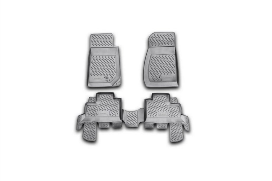 Jeep Wrangler 2007–2017 Gumové autokoberce (Novline) Predné a zadné Image