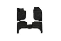 Mitsubishi L200 2015–2024 Gumové 3D rohože do interiéru (4 ks, Novline) fotografia 1