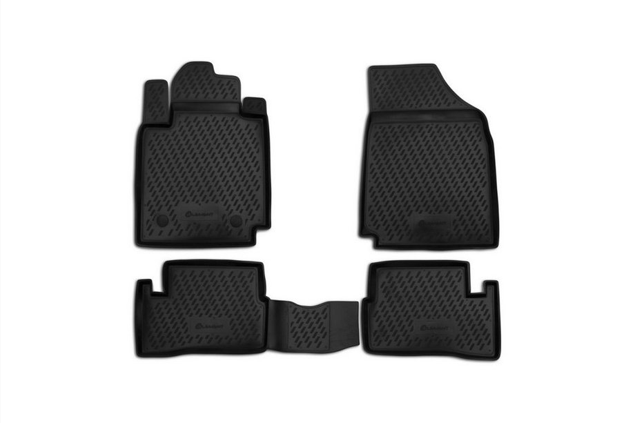 Nissan Micra K12 2003–2010 Gumové autokoberce do interiéru (4 ks, Novline) Image