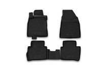 Nissan Tiida 2004–2011 Gumené rohože do interiéru (4 ks, Novline) Varianta 2 fotografia 1
