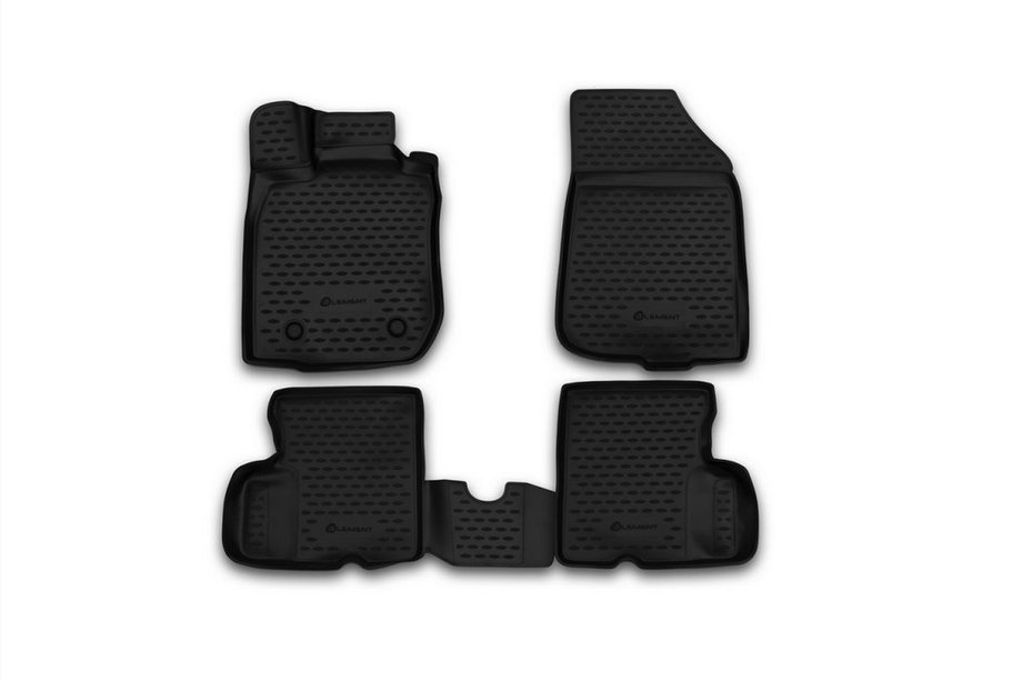 Nissan Terrano 2014– (2014-2016) Gumové 3D koberce do interiéru (4 ks, Novline) 2WD Fotografia 1