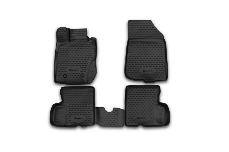 Nissan Terrano 2014– (2014-2016) 3D gumové koberce do interiéru (4 ks, Novline) 4WD Image