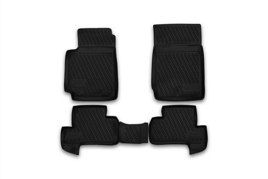 Suzuki Grand Vitara 2005–2017 Gumené rohože do interiéru (4 ks, Novline) 3D Image