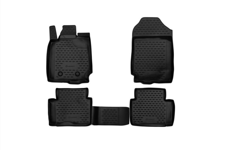 Ford Ranger 2011–2022 Gumené autokoberce do interiéru (4 ks, Novline) 2D Image