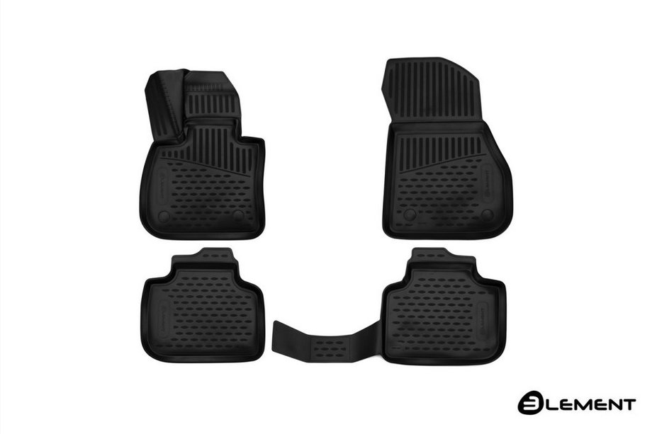 BMW X1 F48 2015–2022 Gumové 3D rohože do interiéru (4 ks, Novline) Image