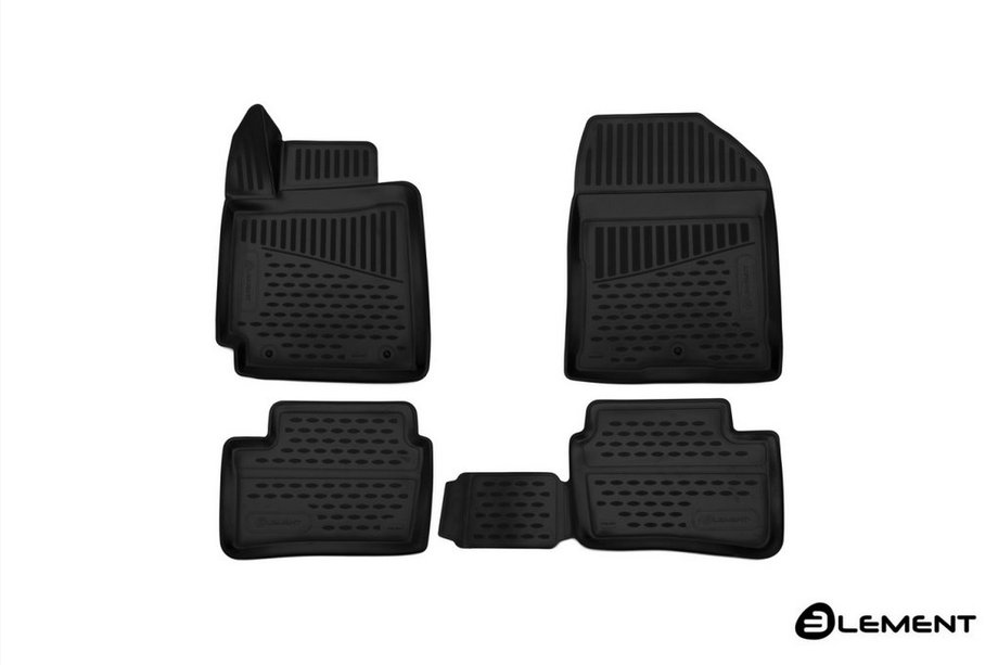 Kia Picanto 2016– Gumené 3D rohože do interiéru (4 ks, Novline) HB Image