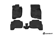 Mitsubishi Pajero Sport 2015– Gumové 3D rohože do interiéru (4 ks, Novline) fotografia 1