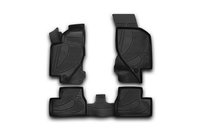 Lada Kalina 2004–2011 Gumové 3D rohože do interiéru (4 ks, Novline) fotografia 1