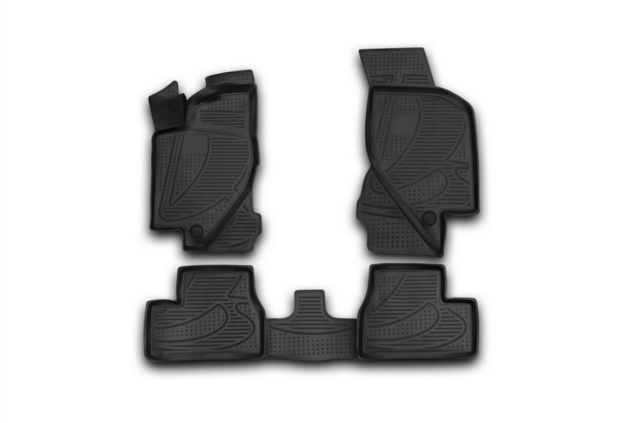 Lada Granta 2011– Gumové 3D rohože do interiéru (4 ks, Novline) Image