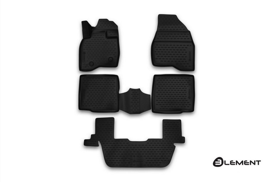 Ford Explorer 2011–2019 3D gumové koberce do interiéru (5 ks, Novline) Varianta 2 Image