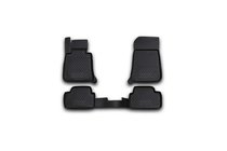 BMW 1 Series E81/E82/E87/E88 2004–2011 Gumové autokoberce do interiéru (4 ks, Novline) 5D fotografia 1