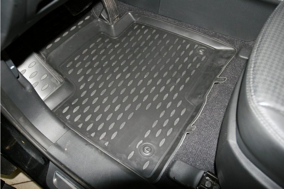 Hyundai Santa Fe 3 2012–2018 Gumové autokoberce do interiéru (4 ks, Novline) Image