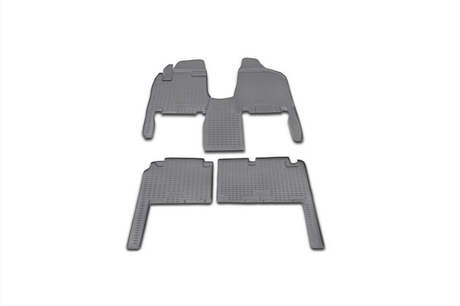 Kia Carnival 2002–2013 Gumové rohože do interiéru (4 ks, Novline) automatická prevodovka Image