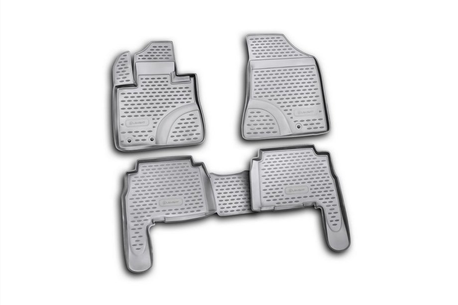 Kia Sorento II XM 2009–2014 (2009-2012) Gumové rohože do interiéru (4 ks, Novline) Image