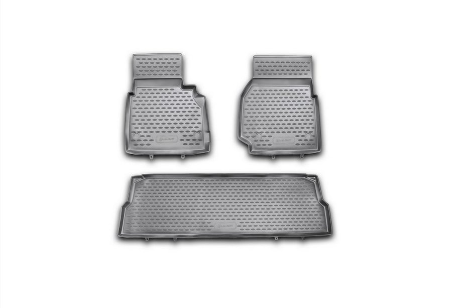 Land Rover Defender 1986–2016 Gumové rohože do interiéru (3 ks, Novline) 110/5D Image