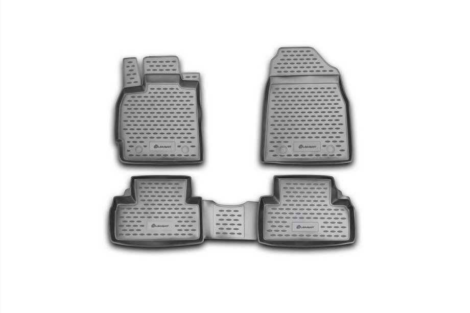 Mazda CX-7 2006–2012 (2010↗) Gumové rohože do interiéru (4 ks, Novline) Image