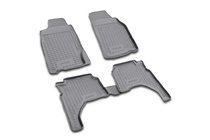 Mitsubishi L200 1996–2006 Gumové autokoberce do interiéru (4 ks, Novline) fotografia 1