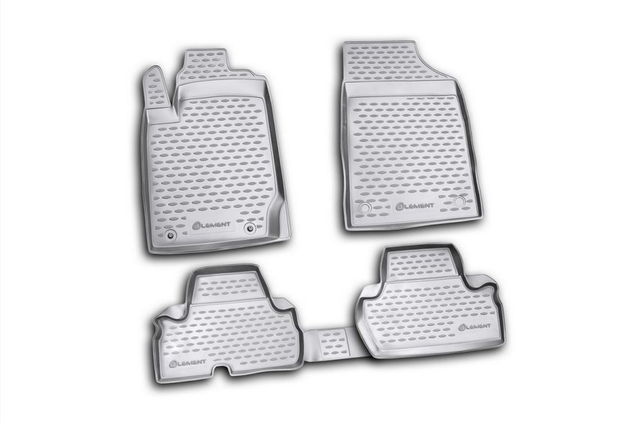 Mitsubishi L200 2006–2015 (2010-2015) Gumové rohože do interiéru (4 ks, Novline) 2D Image