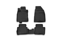 Nissan Tiida 2004–2011 Gumené rohože do interiéru (4 ks, Novline) Variant 1 fotografia 1