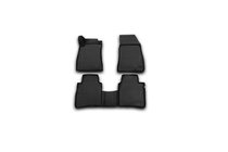 Nissan Tiida 2011–2014 (2015↗) Gumené 3D rohože do interiéru (4 ks, Novline) fotografia 1