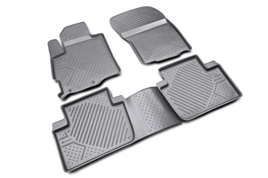 Peugeot 4007 2007–2013 Gumové autokoberce do interiéru (4 ks, Novline) Image