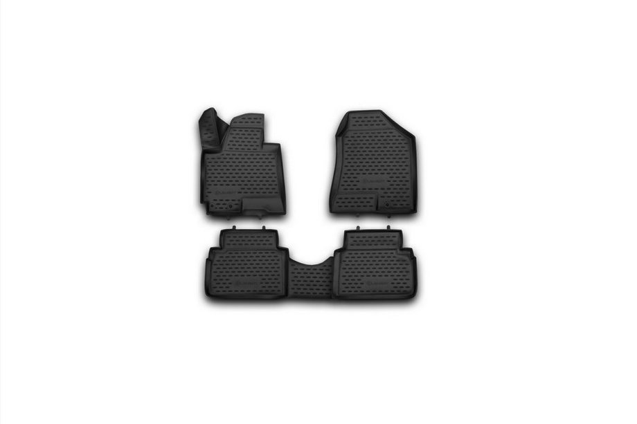 Hyundai IX-35 2010–2015 Gumové 3D rohože do interiéru (4 ks, Novline) Image