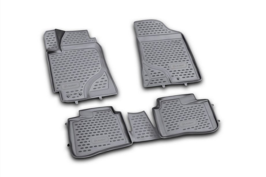 Kia Cerato 2 2010–2013 Gumové 3D rohože do interiéru (4 ks, Novline) Image