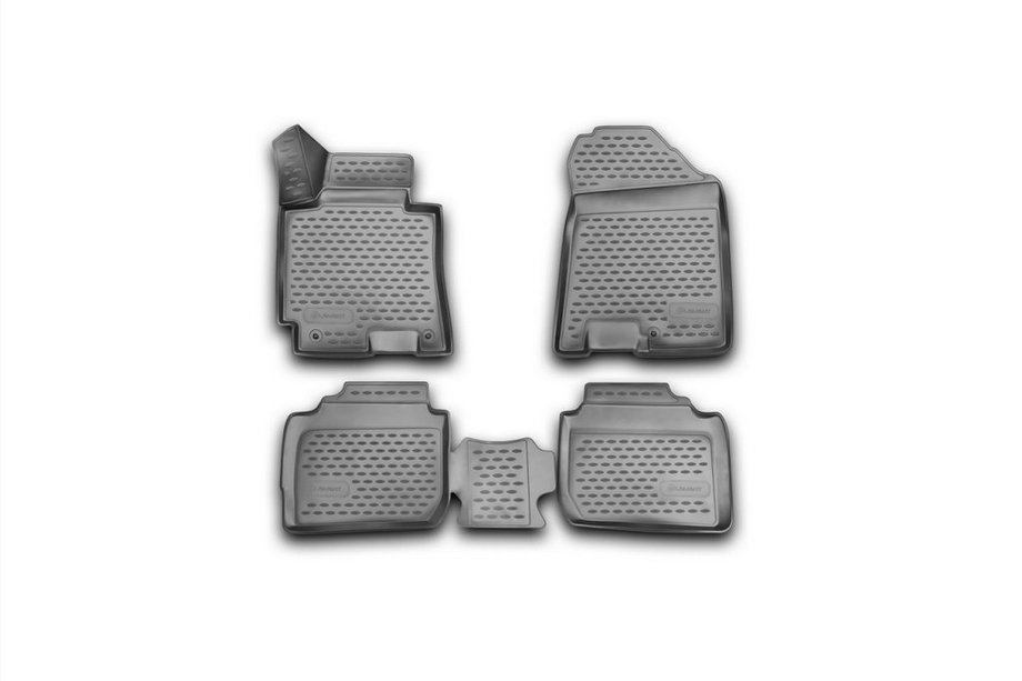 Kia Cerato 3 2013–2018 Gumové 3D rohože do interiéru (4 ks, Novline) Image