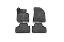 Kia Carens 2012– Gumové 3D rohože do interiéru (4 ks, Novline) fotografia 1
