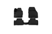 Land Rover Freelander II 2006–2014 Gumové 3D rohože do interiéru (4 ks, Novline) fotografia 1