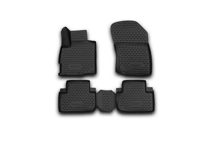 Mitsubishi Outlander 2012–2021 3D gumové rohože do interiéru (4 ks, Novline) 2WD Image