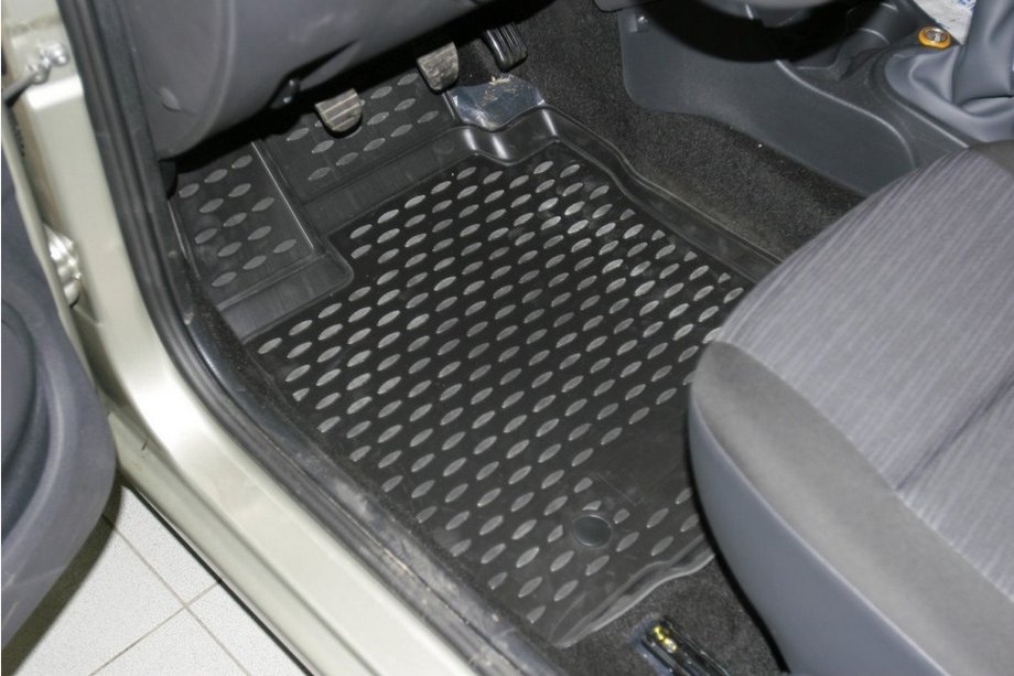 Renault Logan I 2005–2008 Gumové 3D rohože do interiéru (4 ks, Novline) Image