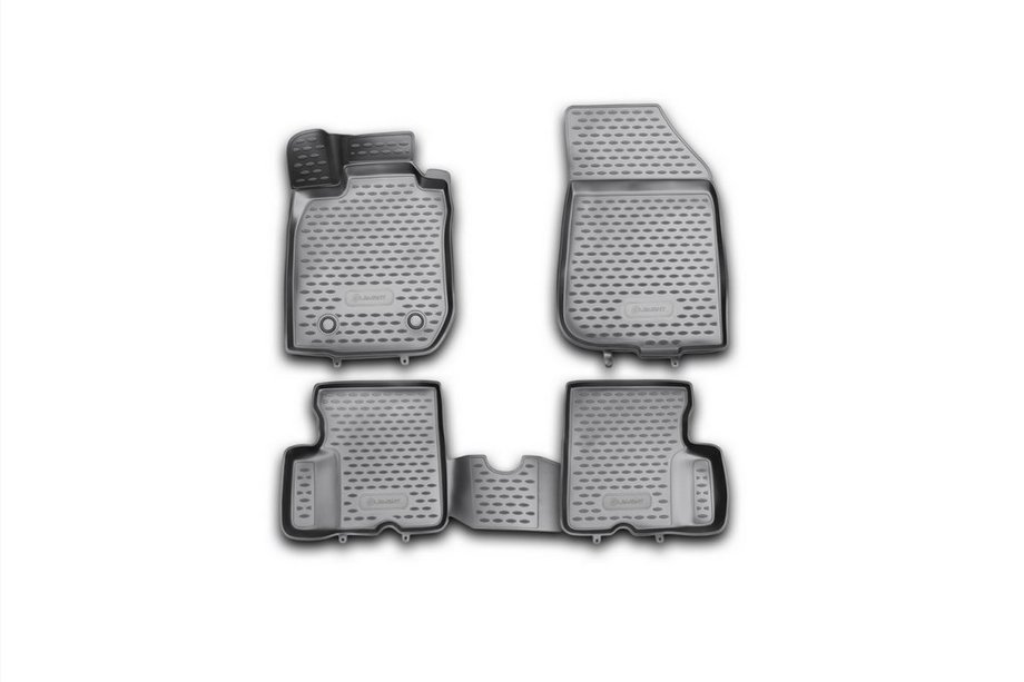 Renault Duster 2008–2017 (2011-2015) 3D gumové rohože do interiéru (4 ks, Novline) 2WD Fotografia 1