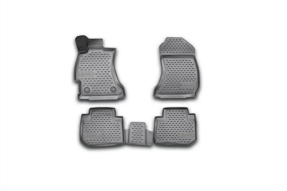 Subaru Forester 2013–2018 Gumové 3D rohože do interiéru (4 ks, Novline) Image