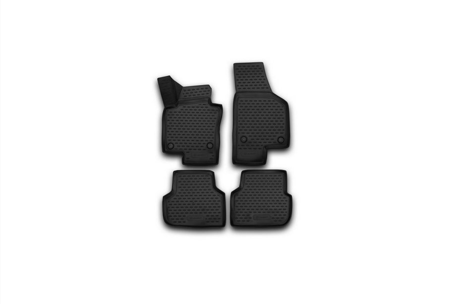 Volkswagen Jetta 2011–2018 Gumové 3D rohože do interiéru (4 ks, Novline) Image