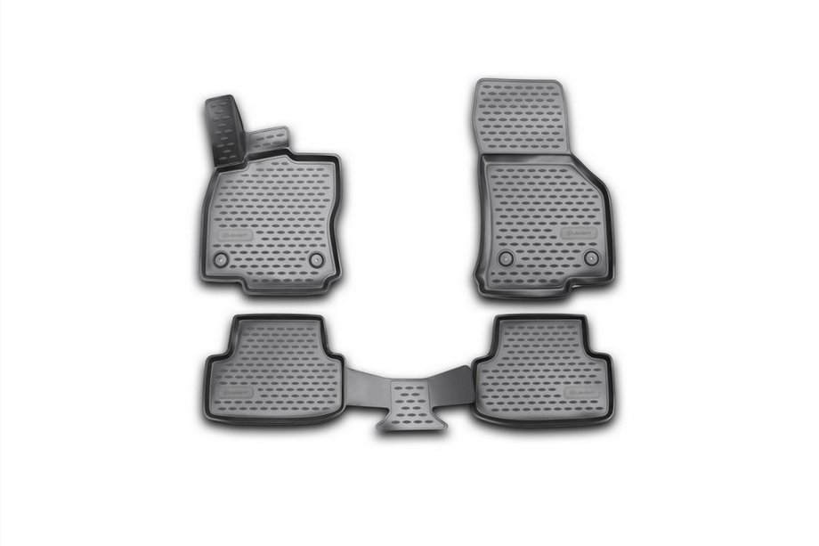 Volkswagen Golf 7/E-Golf 2012–2020 Gumové 3D rohože do interiéru (4 ks, Novline) Image