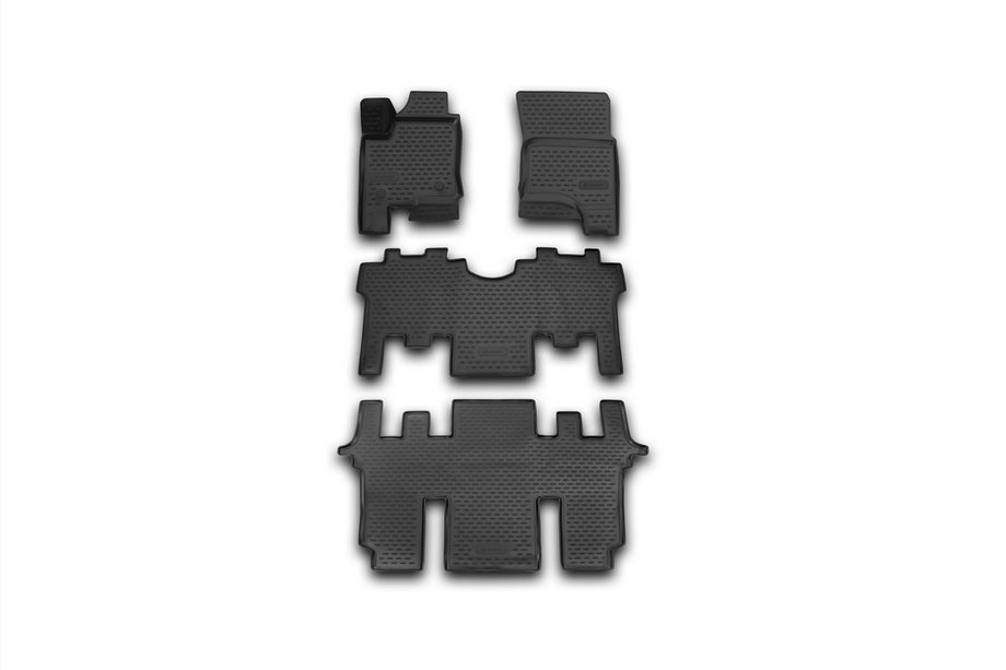 Ssang Yong Stavic 2012–2019 Gumové 3D rohože do interiéru (4 ks, Novline) Fotografia 1