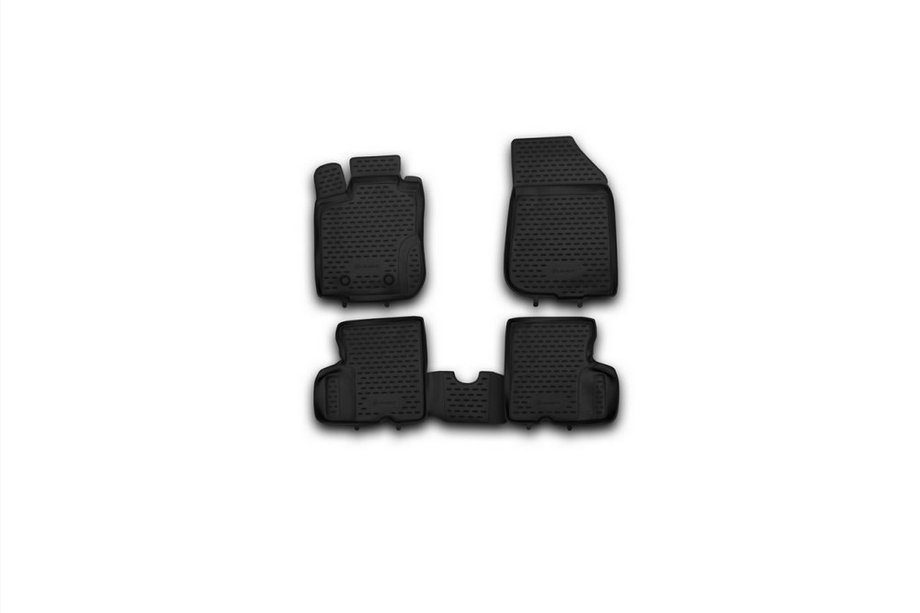 Renault Duster 2008–2017 (2011-2015) Gumené autokoberce do interiéru (4 ks, Novline) 4WD Image