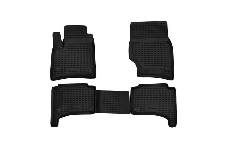 Volkswagen Touareg 2002–2010 Gumové autokoberce do interiéru (4 ks, Novline) Fotografia 1