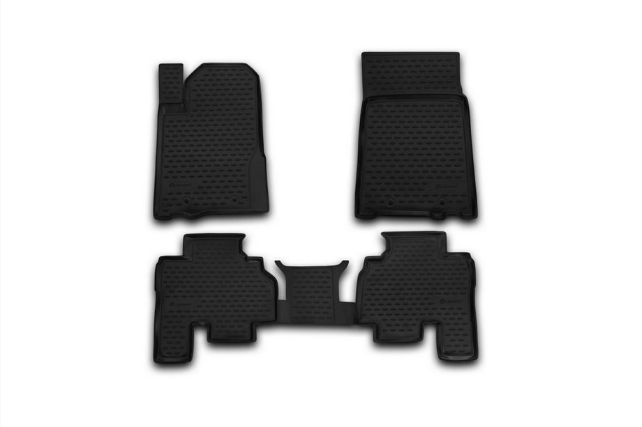 SsangYong Kyron 2005–2014 Gumové autokoberce do interiéru (4 ks, Novline) Fotografia 1