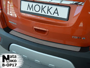 Opel Mokka 2012–2021 Lišta na zadný nárazník Nataniko (2012-2016, nerez) fotografia 1