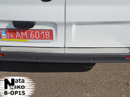 Opel Vivaro 2001–2015 Natanika nerezový kryt zadného nárazníka fotografia 1