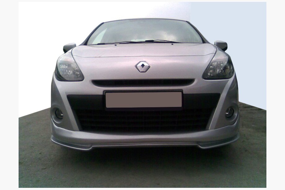 Renault Clio III 2005–2012 Predný nárazníkový spojler V2 (na lakovanie) Image