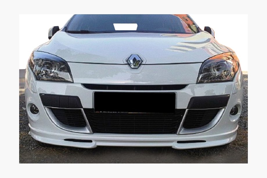 Renault Megane III 2009–2016 Predný lip spojler nárazníka (na lakovanie) Image