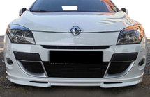 Renault Megane III 2009–2016 Predný lip spojler nárazníka (na lakovanie) fotografia 1