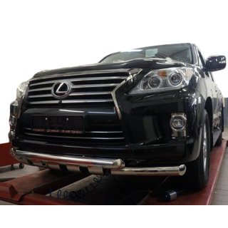 Predný ochranný rám Gronder (2008-2015 nerez) Lexus LX570/450d 2008–2022 fotografia 1