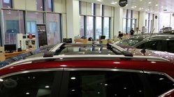Nissan Pathfinder R51 2005–2014 Uzamykateľné priečniky na strešné pozdĺžne nosiče (2 ks) fotografia 4