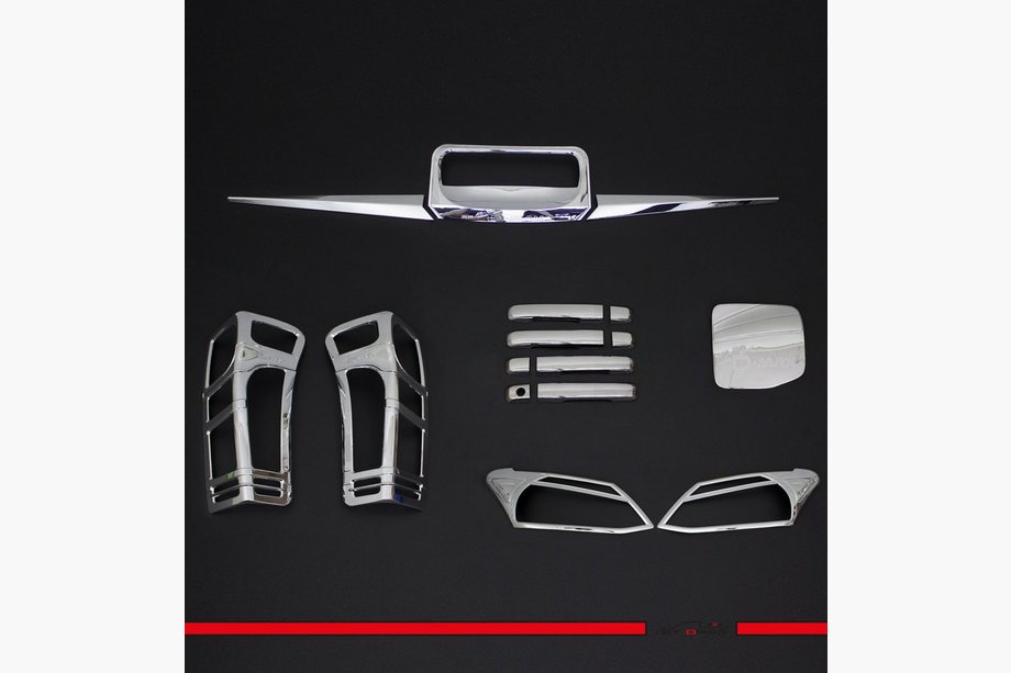 Isuzu D-Max 2011–2019 Sada chrómových ABS krytov Image